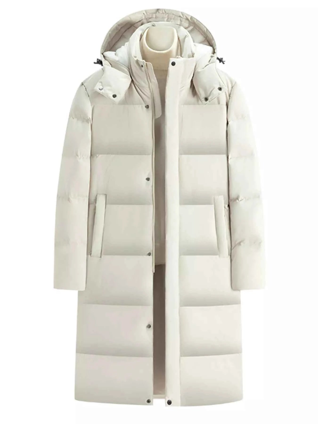 Men's long down coat