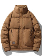 Men's winter jacket with hood