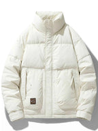 Men's winter jacket with hood