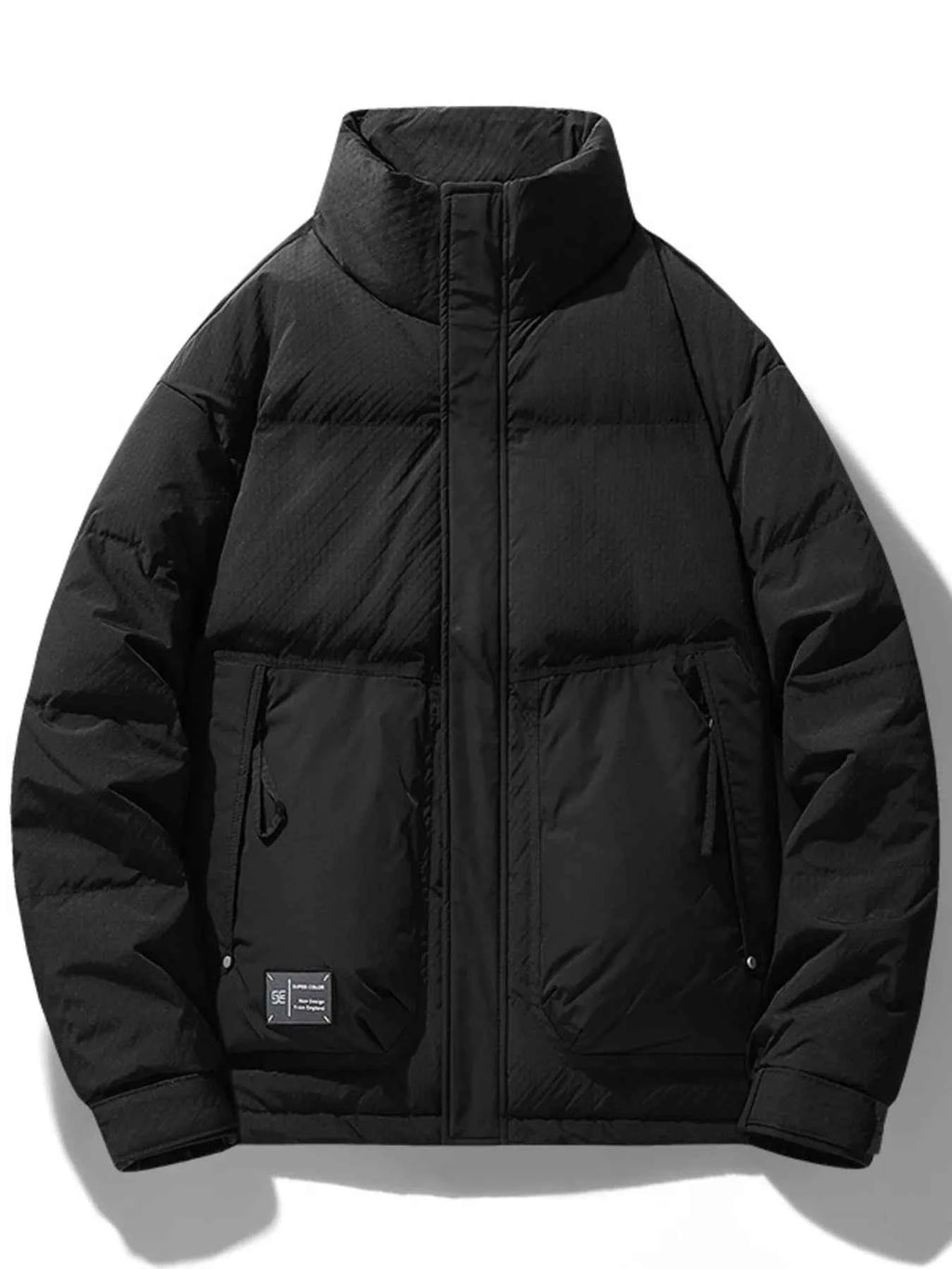 Men's winter jacket with hood