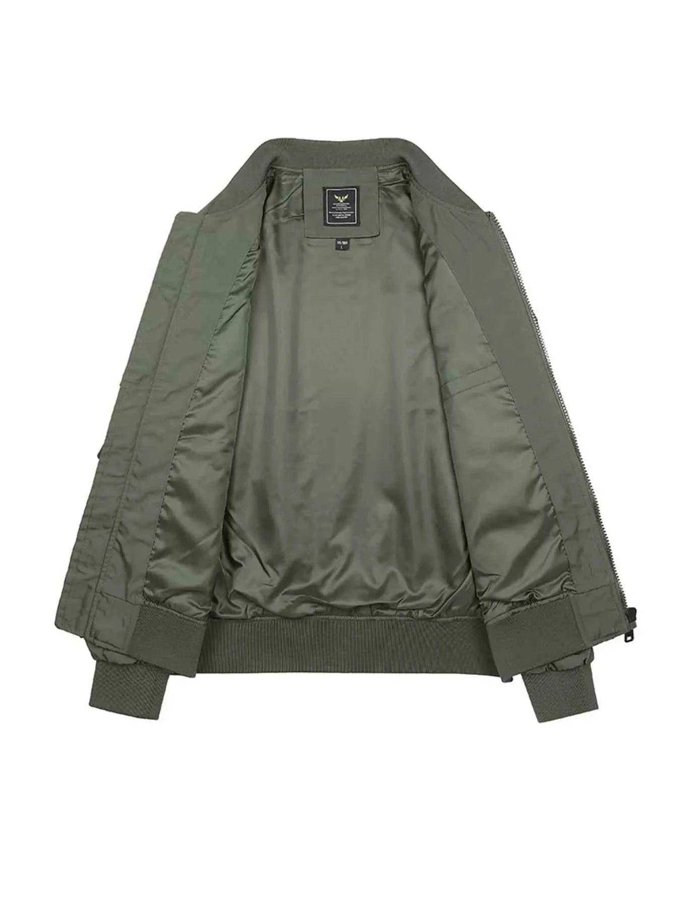 MULTI-POCKET BOMBER JACKET – PLUS FIT