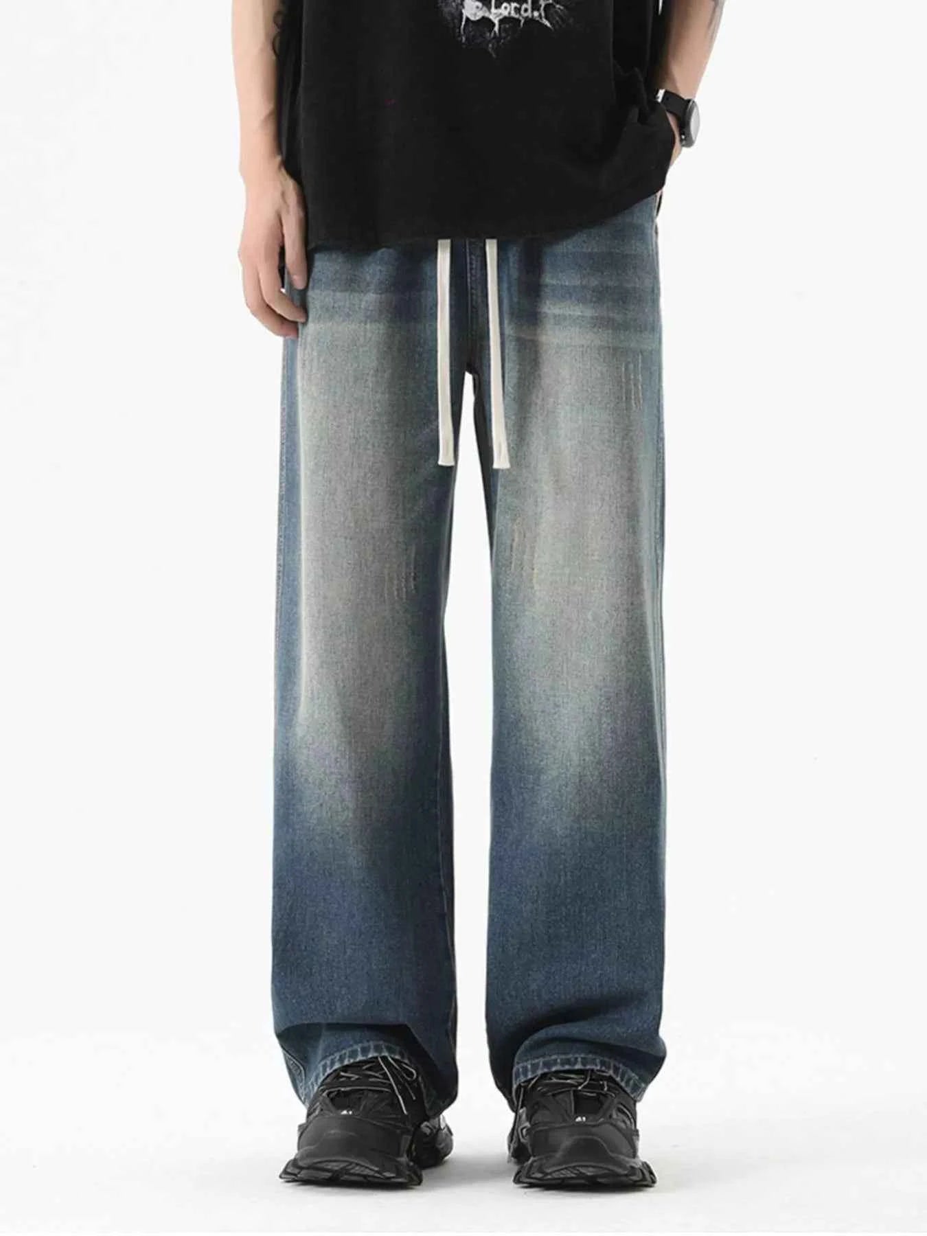 VINTAGE WASH WIDE LEG JEANS – PLUS FIT